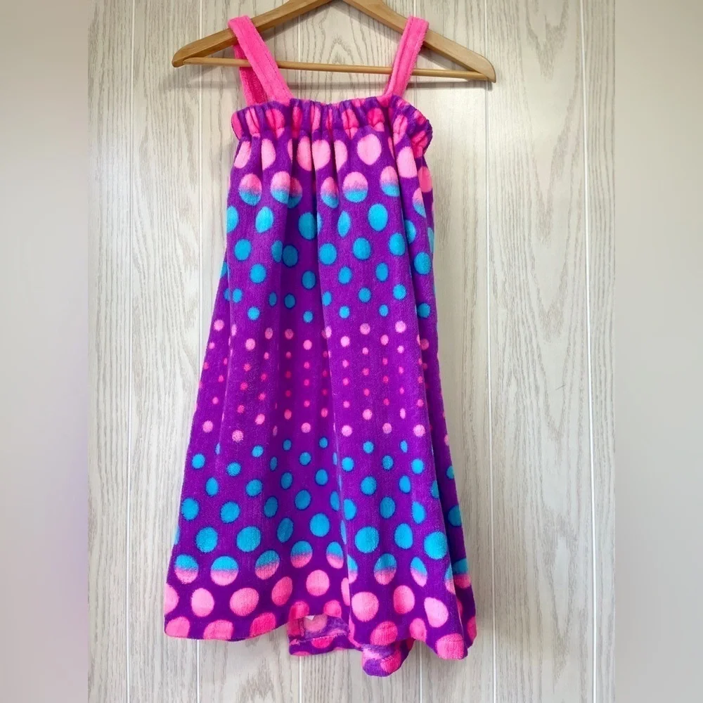 Justice Peace Sign Polka Dot Towel Cover-Up Youth M/L